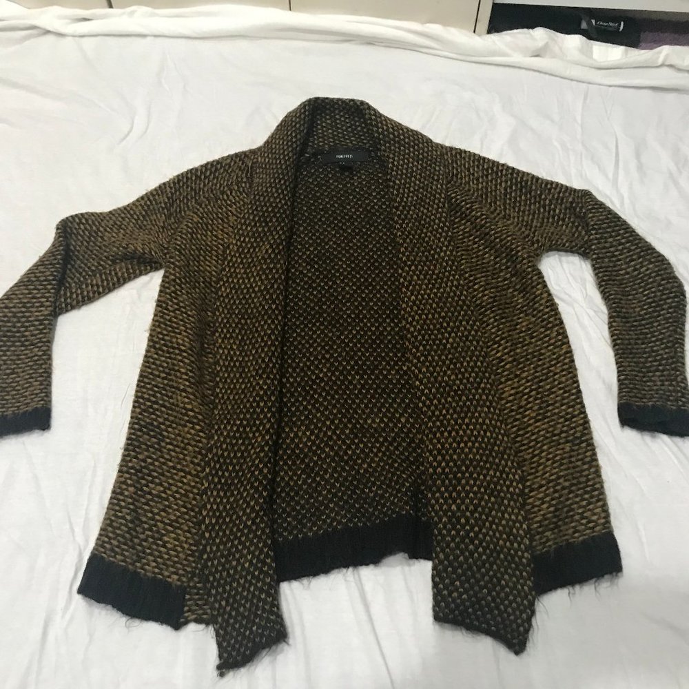 Houndstooth Sweater Cardigan